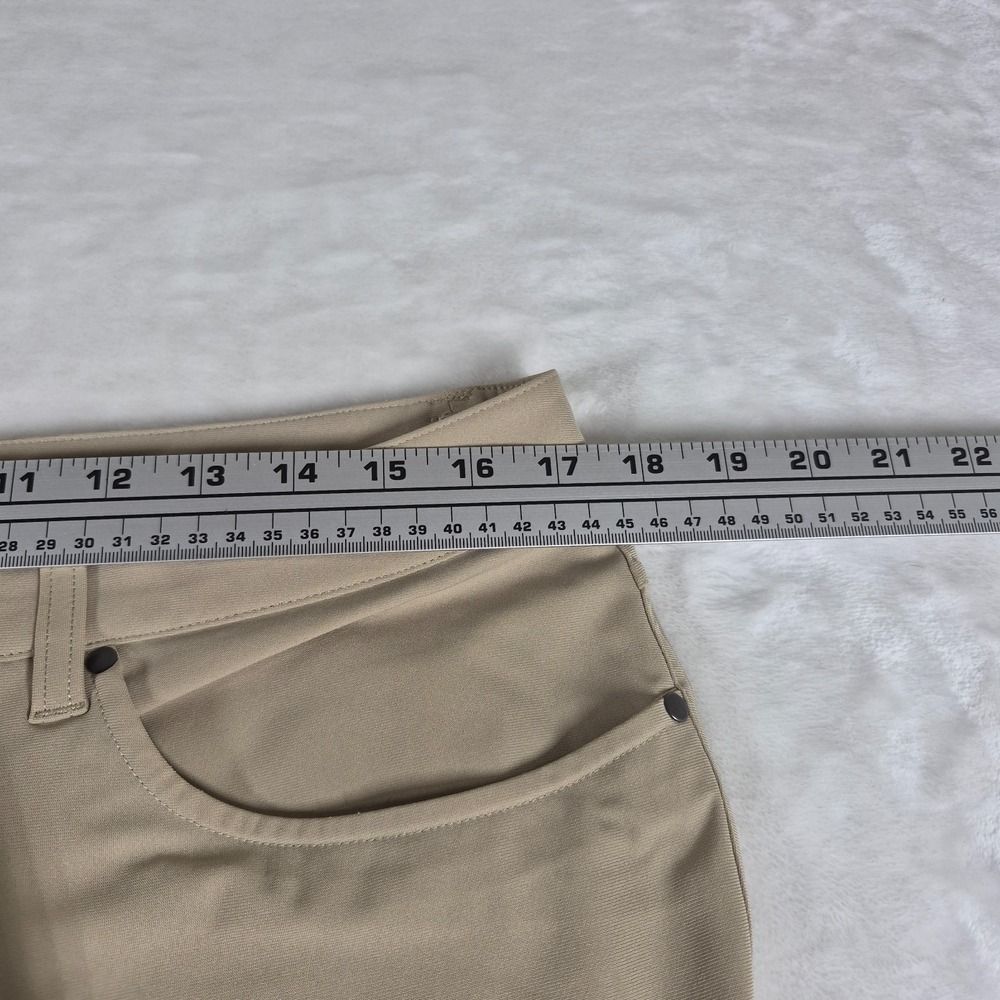 Lululemon ABC Pants Men's 34x31 Beige Chino Warpstreme Slim Fit Casual LM5AD5S - Picture 2 of 14